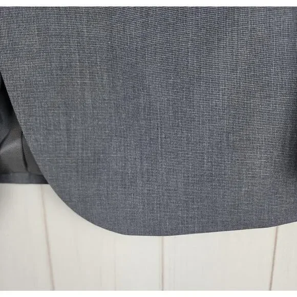 Kenneth Cole Slim-Fit Techni-Cole Stretch Suit Jacket Light Gray Tic 44S NWT